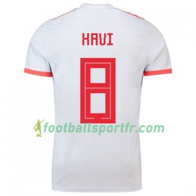 Tenue Espagne Xavi 8 Exterieur Coupe du monde 2018 Maillot de Foot